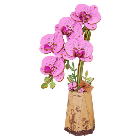 Purple Moth Orchid - Rolife DIY Miniature