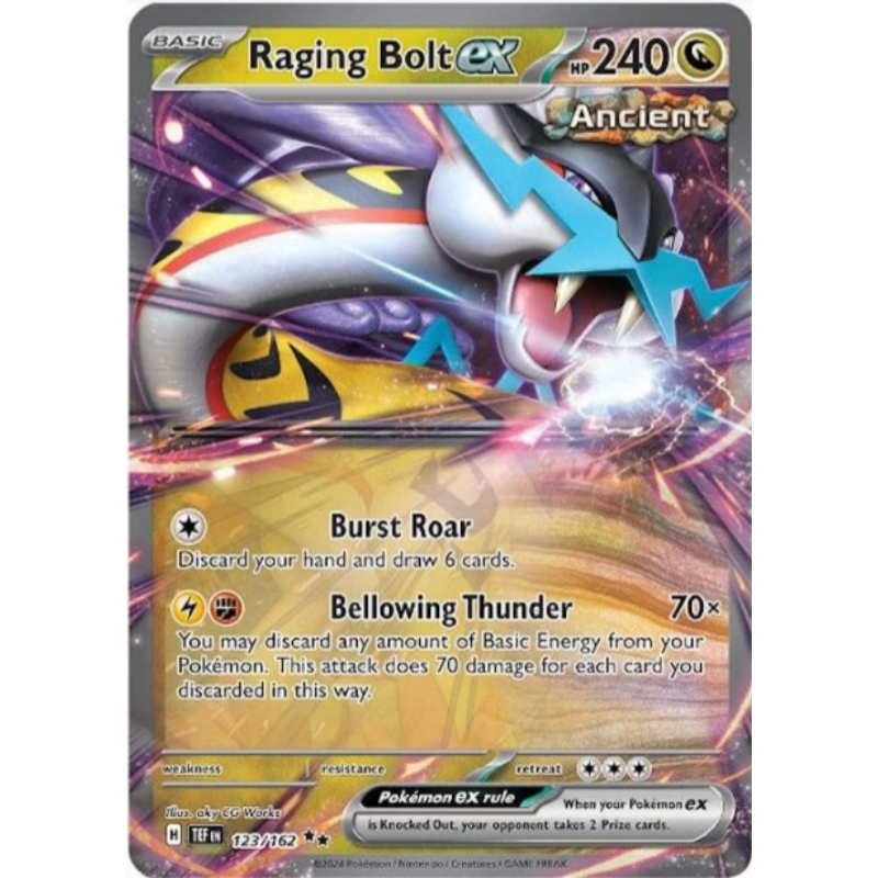 Raging Bolt ex - Temporal Forces #123/162