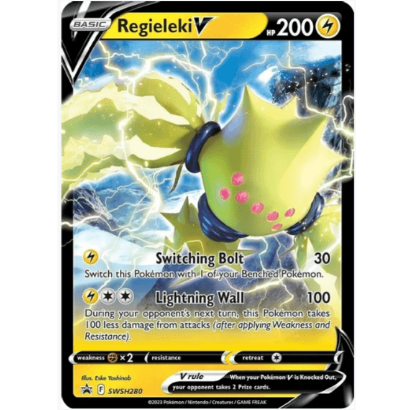 regieleki pokemon card value Regieleki Vmax 058/195 Silver Tempest NM Ultra Rare Full Art Pokemon Card