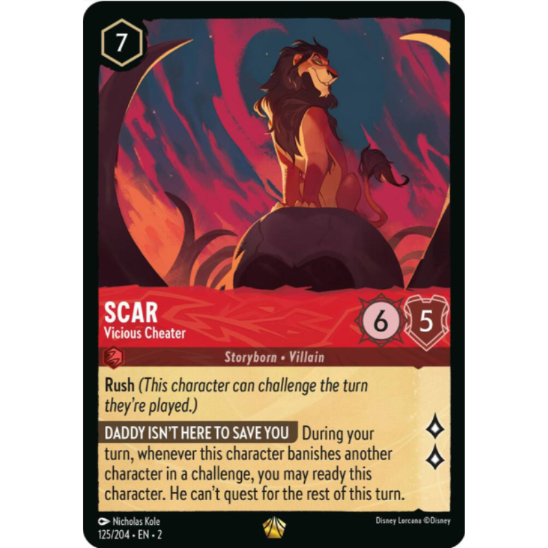 Scar - Vicious Cheater - Rise of the Floodborn #125/204