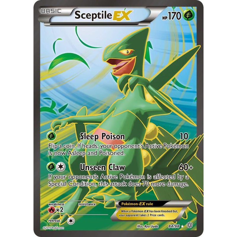 Sceptile EX (84 Full Art) - Ancient Origins #84/98