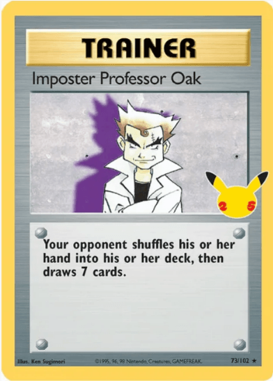Imposter Professor Oak - Celebrations: Classic Collection #73/102