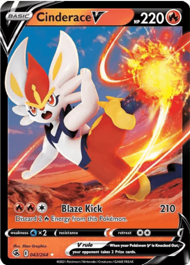 Cinderace V - Fusion Strike #043/264