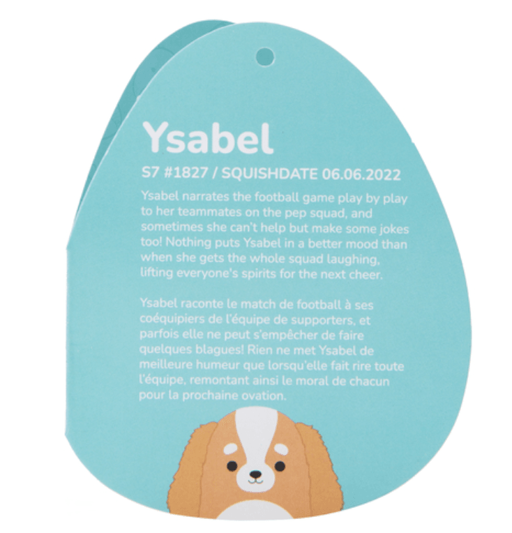 Original Squishmallows - Ysabel the Cocker Spaniel 7.5in