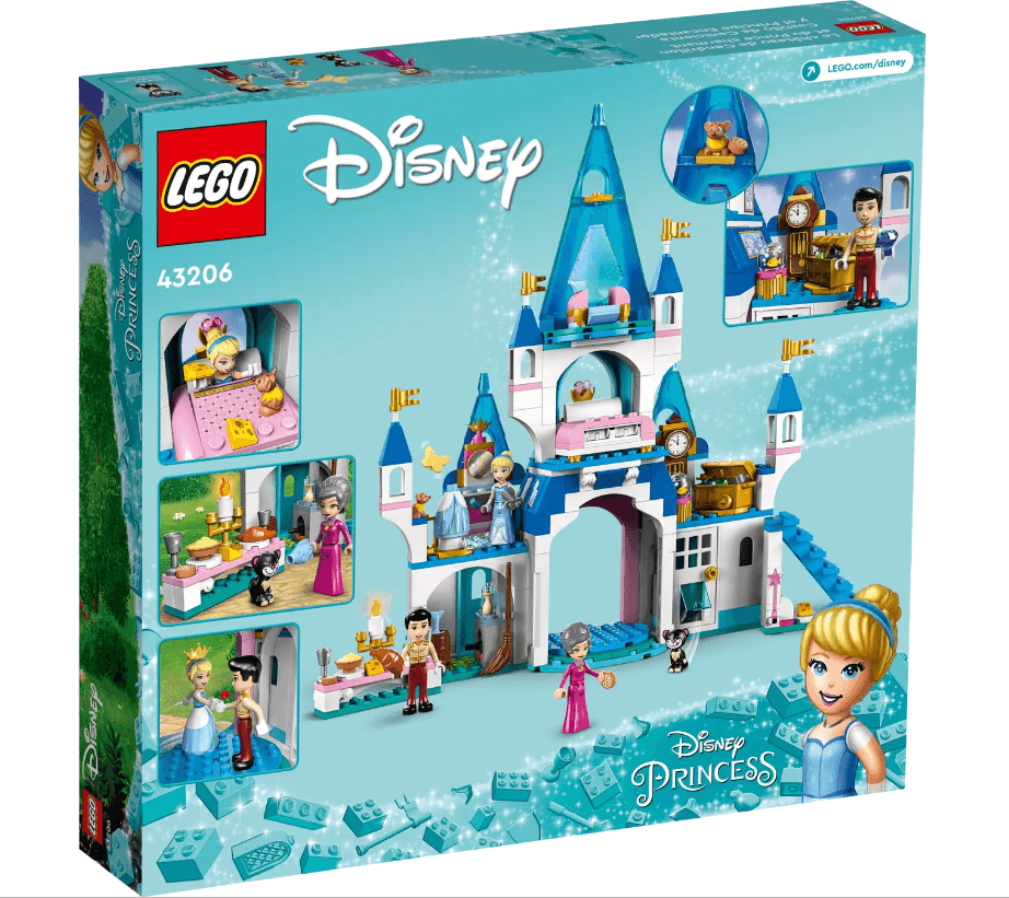 LEGO Cinderella and Prince Charming's Castle 43206