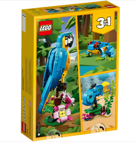 Lego Exotic Parrot 3 in 1 creator 31136