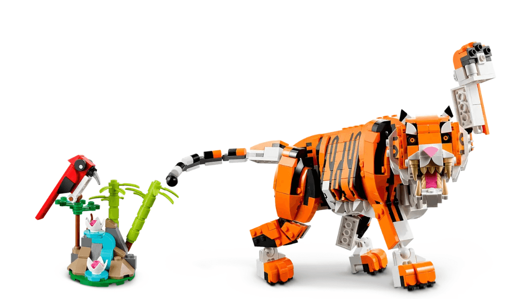 LEGO 3 in 1 Majestic Tiger 31129 Building Set