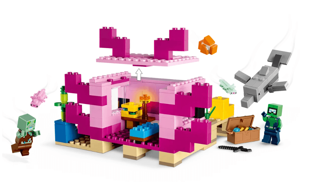 Lego Minecraft The Axolotl House 21247