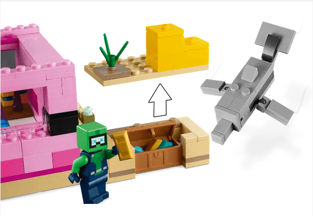 Lego Minecraft The Axolotl House 21247