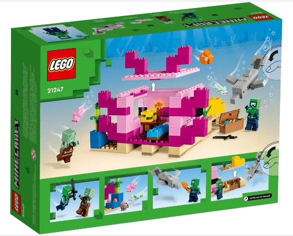 Lego Minecraft The Axolotl House 21247