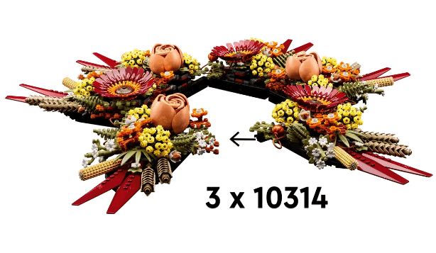 LEGO Botanical Collection Dried Flower Centerpiece 10314