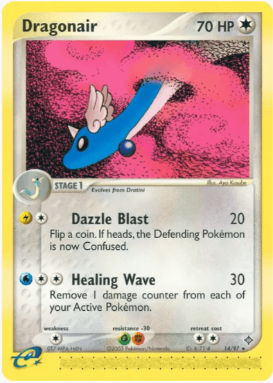Dragonair - Dragon (Ex) #014/097(Reverse Holo)