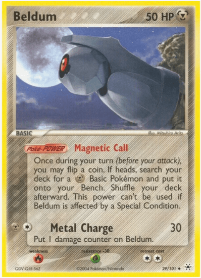 Beldum - Hidden Legends #029/101 (Reverse Holo) (Heavily Played)