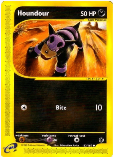 Houndour - Expedition #113/165 (Lightly Played)