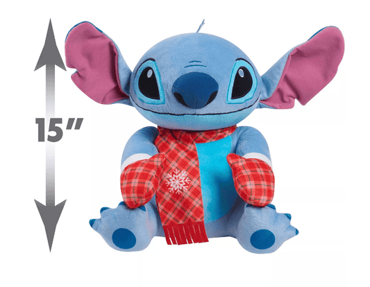Disney Holiday Stitch Plush 15in