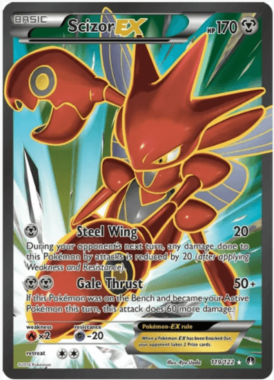 Scizor EX (Full Art) - XY - BREAKpoint #119/122