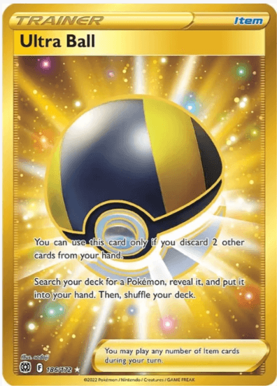 Ultra Ball (Secret) - Brilliant Stars #186/172
