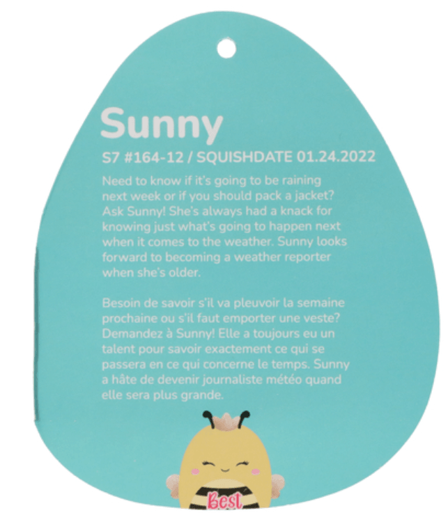 Original Squishmallows - Sunny The Queen Bee 7.5in