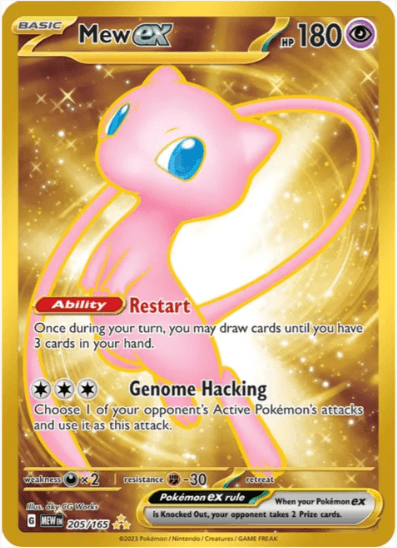 pokemon card prices scarlet and violet Mew ex