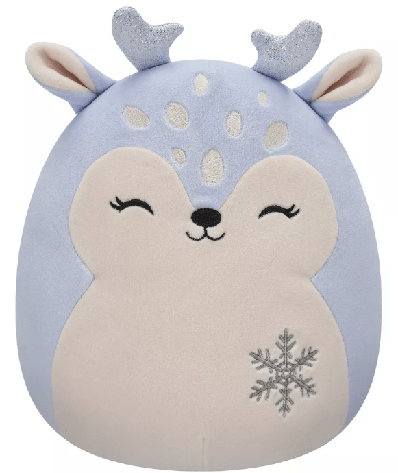 Original Squishmallows Farryn Purple Fawn with Snowflake 8"