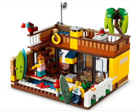 Lego Surfer Beach House 3in1 creator 31118