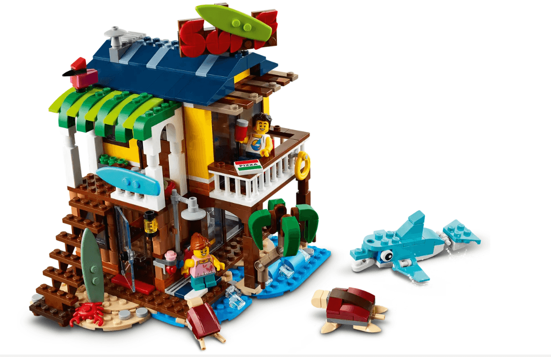Lego Surfer Beach House 3in1 creator 31118
