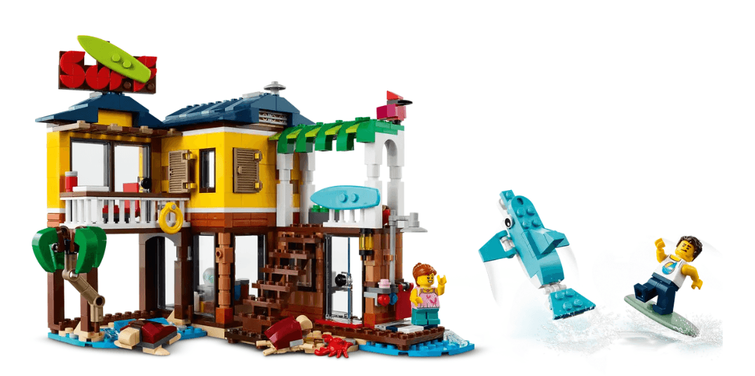 Lego Surfer Beach House 3in1 creator 31118
