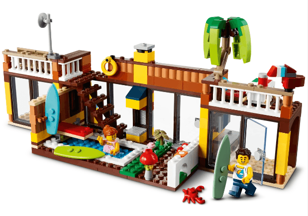 Lego Surfer Beach House 3in1 creator 31118