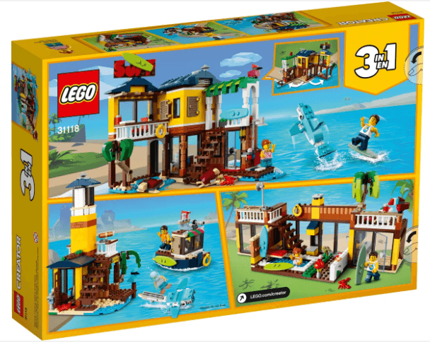 Lego Surfer Beach House 3in1 creator 31118