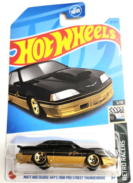 Hot Wheels Matt and Debbie Hay's 1988 Pro Street Thunderbird Retro Racers 56/250
