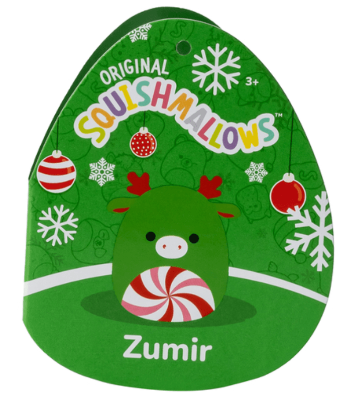 Original Squishmallow Limited Edition Holiday Zumir the green moose 7.5in