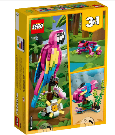 Lego Exotic Pink Parrot 3in1 creator 31144