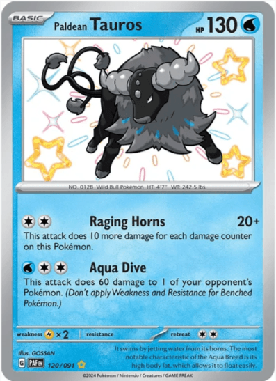 Paldean Tauros - Paldean Fates #120/091