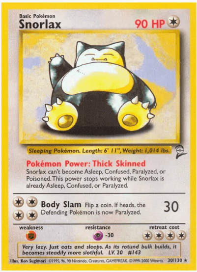 Snorlax - Base Set 2 #030/130