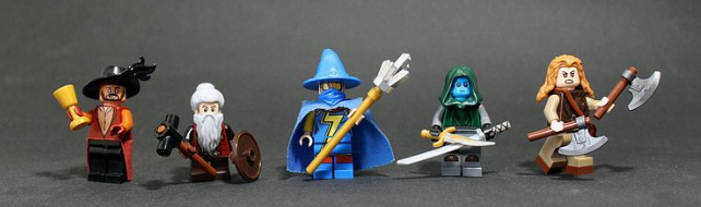 Knights, Elves, Dwarfs Custom Lego