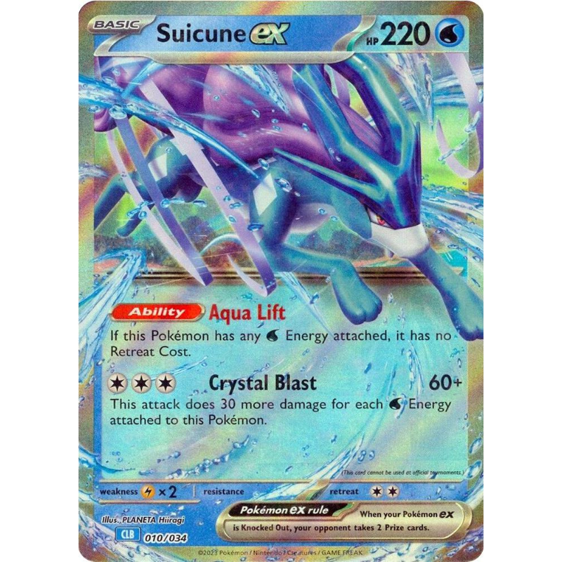 Suicune ex - Trading Card Game Classic #010/034