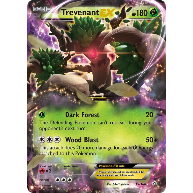 Trevenant EX - Primal Clash #19/160