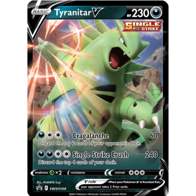 Tyranitar V - Sword & Shield Promo Cards #SWSH109