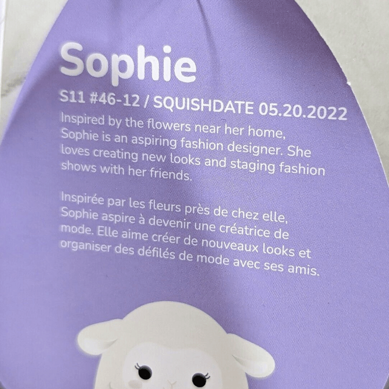 Limited Edition Easter Sophie the Lamb Holding Easter Egg 11in