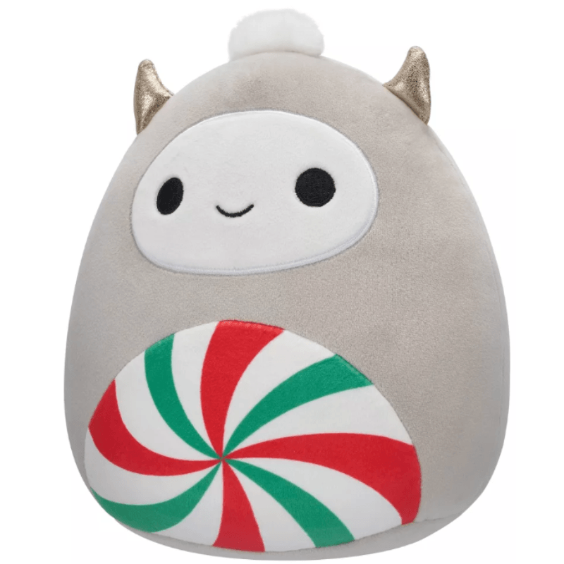 Original Squishmallows Nissa - Gray Yeti with Peppermint Swirl Belly 8"