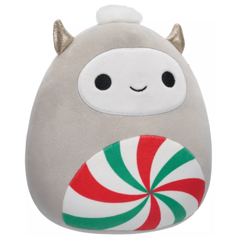 Original Squishmallows Nissa - Gray Yeti with Peppermint Swirl Belly 8"