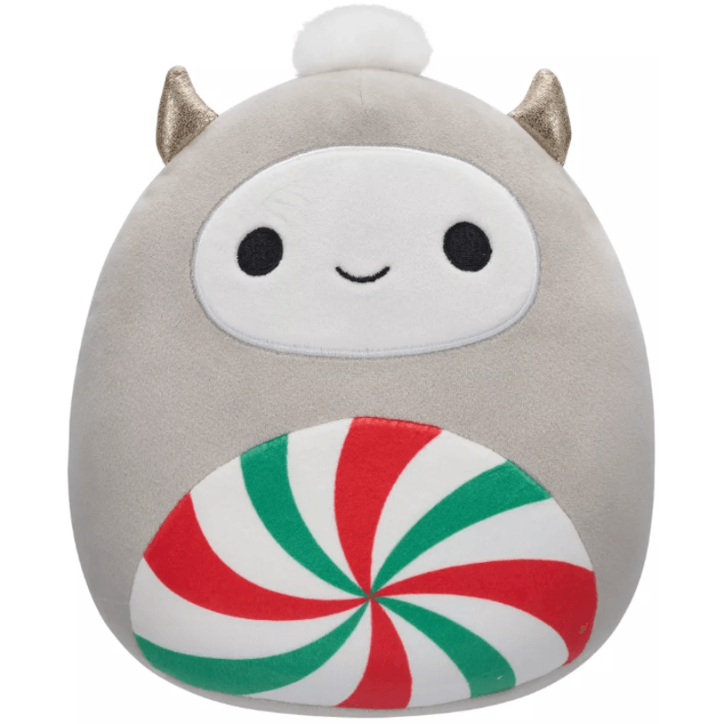 Original Squishmallows Nissa - Gray Yeti with Peppermint Swirl Belly 8"