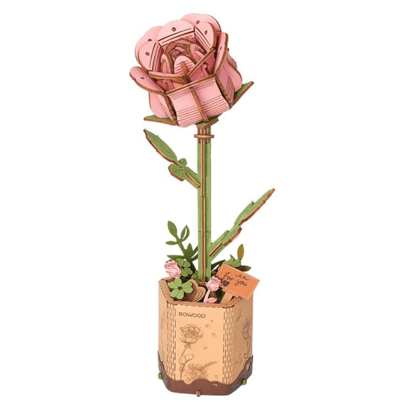 Pink Rose - Rolife DIY Miniature