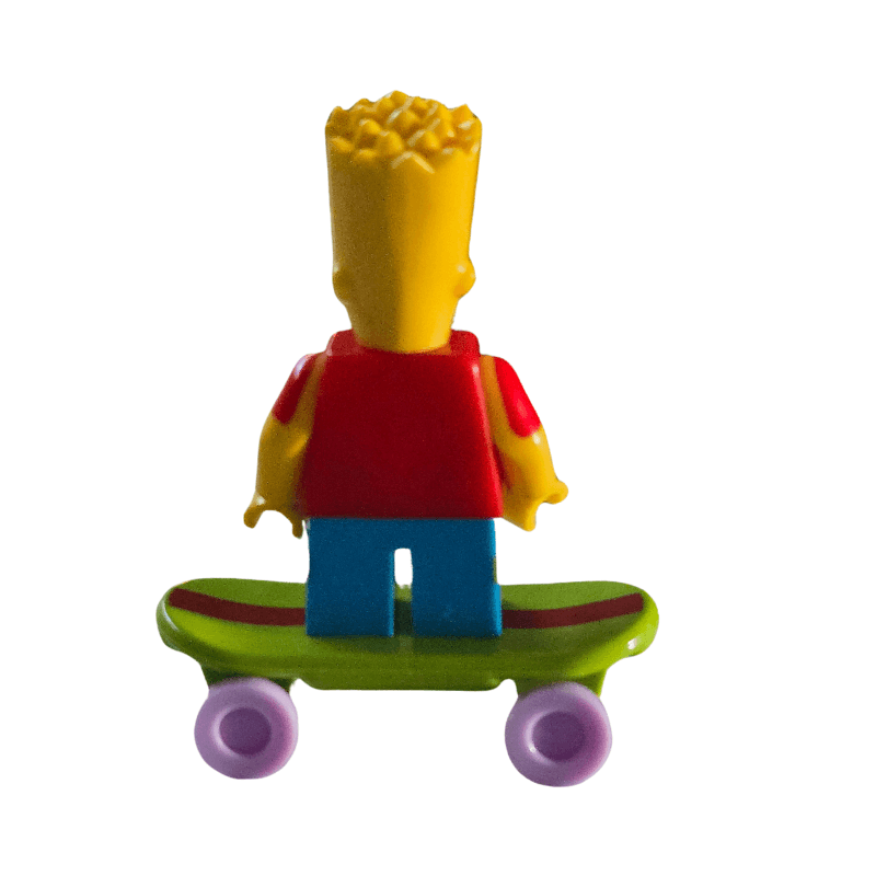 Custom Lego Compatible Bart Simpson Minifig