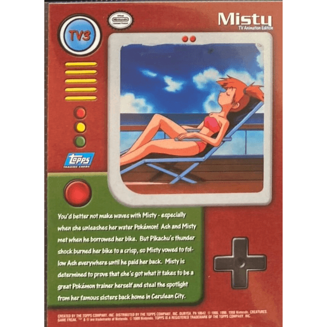 TV3 Misty - Topps Series 1 #TV3