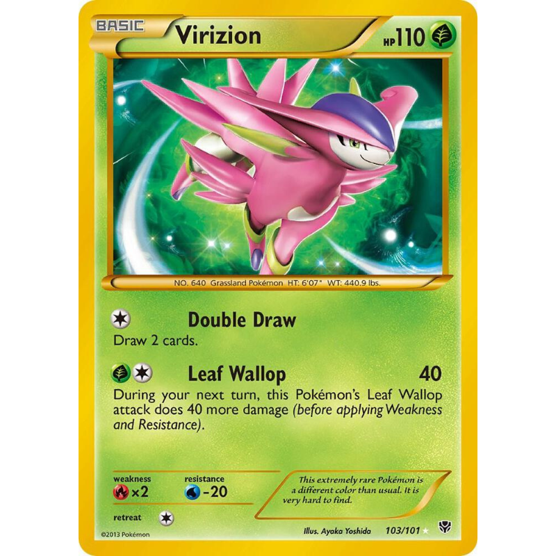 Virizion (Secret) - Plasma Blast #103/101