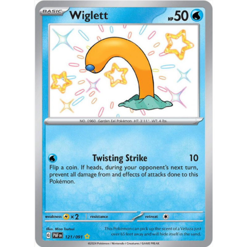 Wiglett - Paldean Fates #121/091