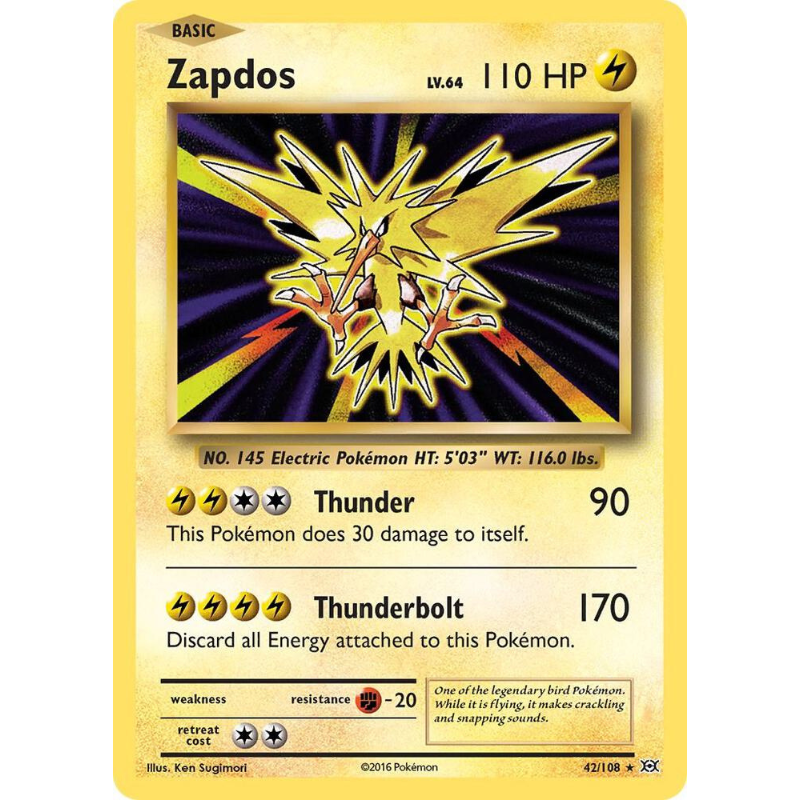 Zapdos - Evolutions #42/108