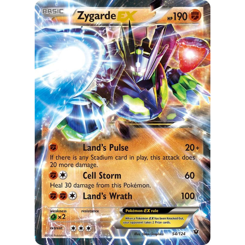 Zygarde EX - Fates Collide #54/124