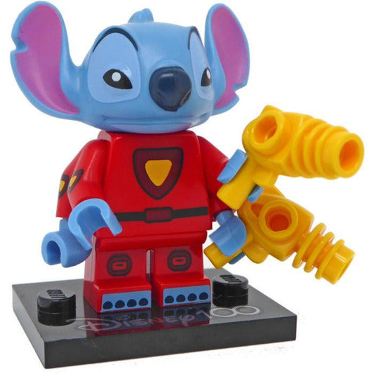 Custom Lego Compatible Disney Stitch Experiment 626 Minifig